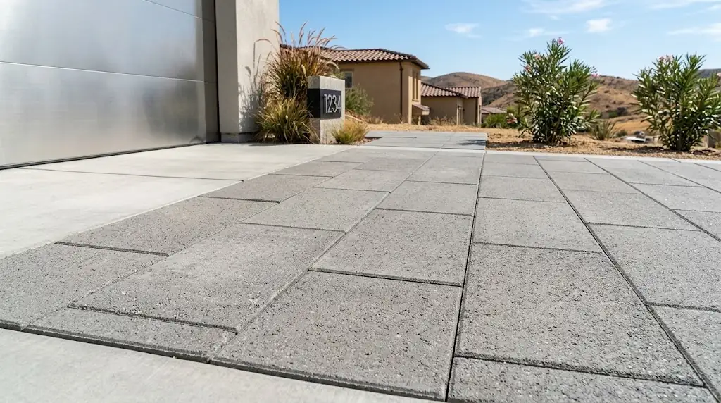 paver driveway installation in santa clarita, ca