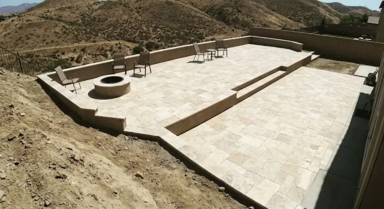 paver patio transformation in santa clarita, ca