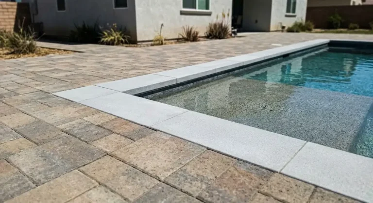 paver pool deck in santa clarita, ca
