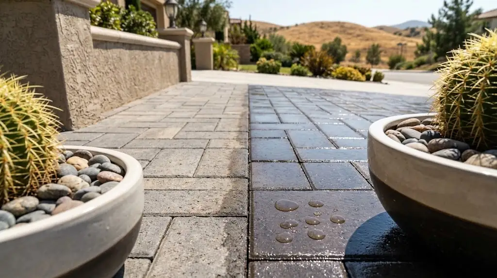 paver sealing in santa clarita, ca