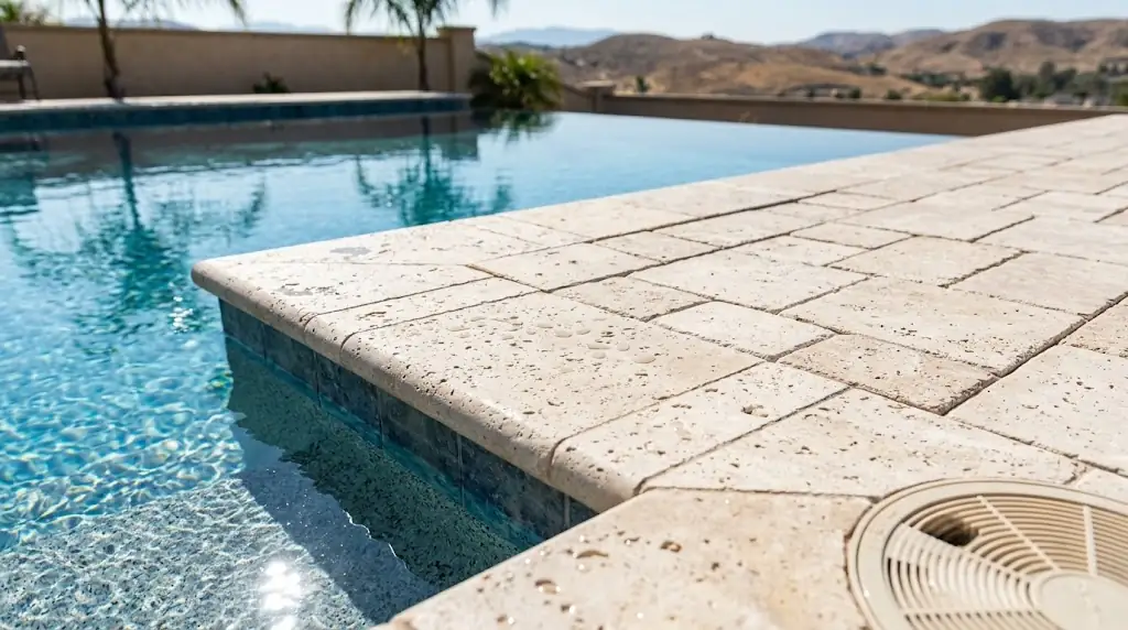 pool deck pavers in santa clarita, ca
